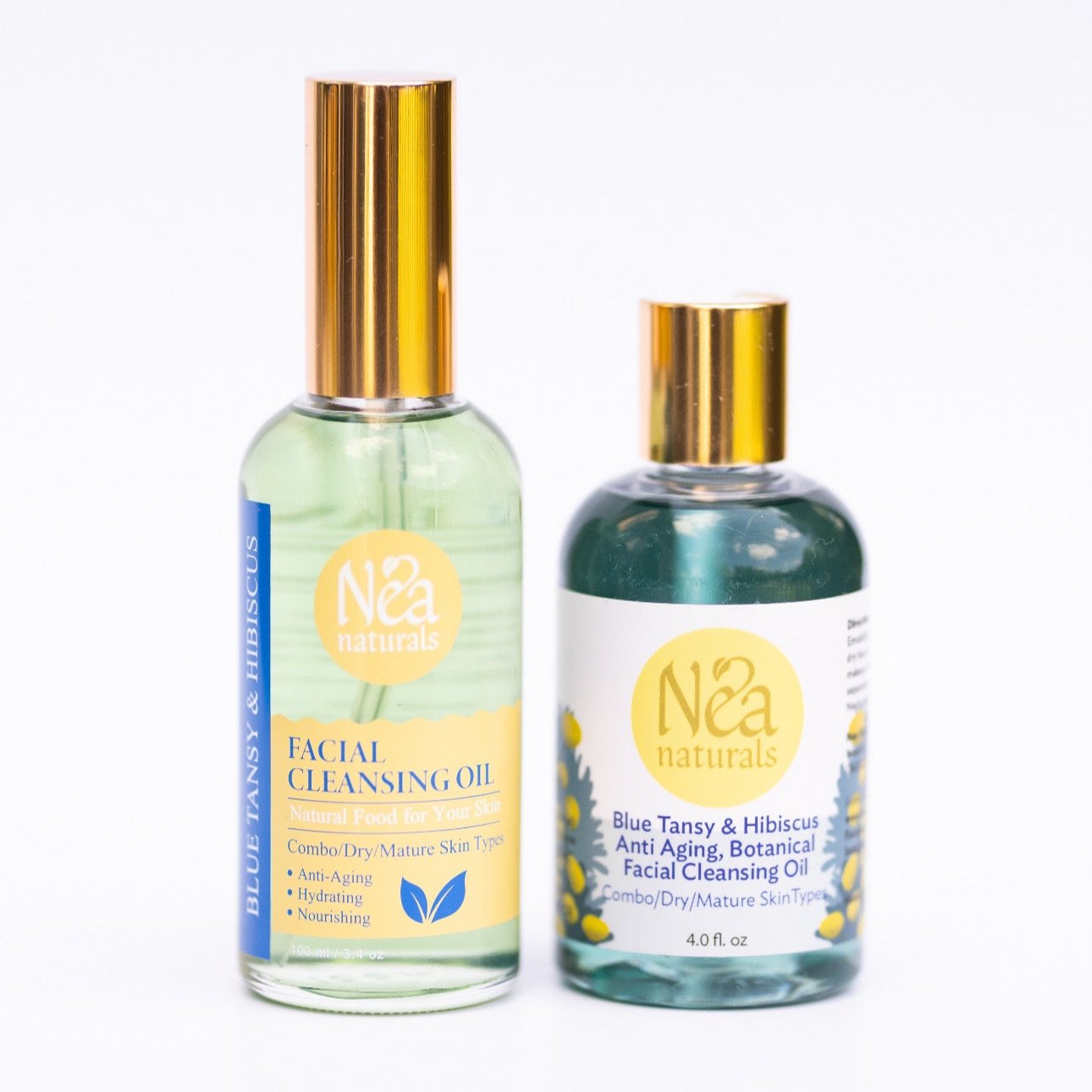 Blue Tansy & Organic Hibiscus Anti-Aging Botanical Facial Cleansing Oil