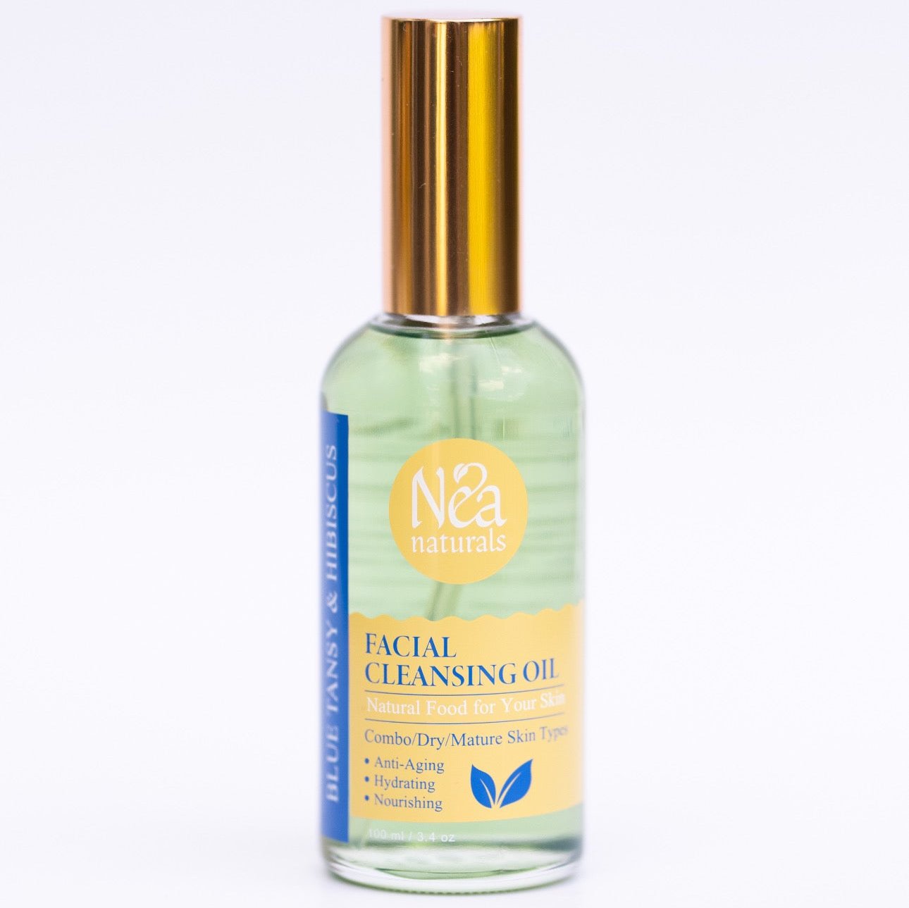 Blue Tansy & Organic Hibiscus Anti-Aging Botanical Facial Cleansing Oil