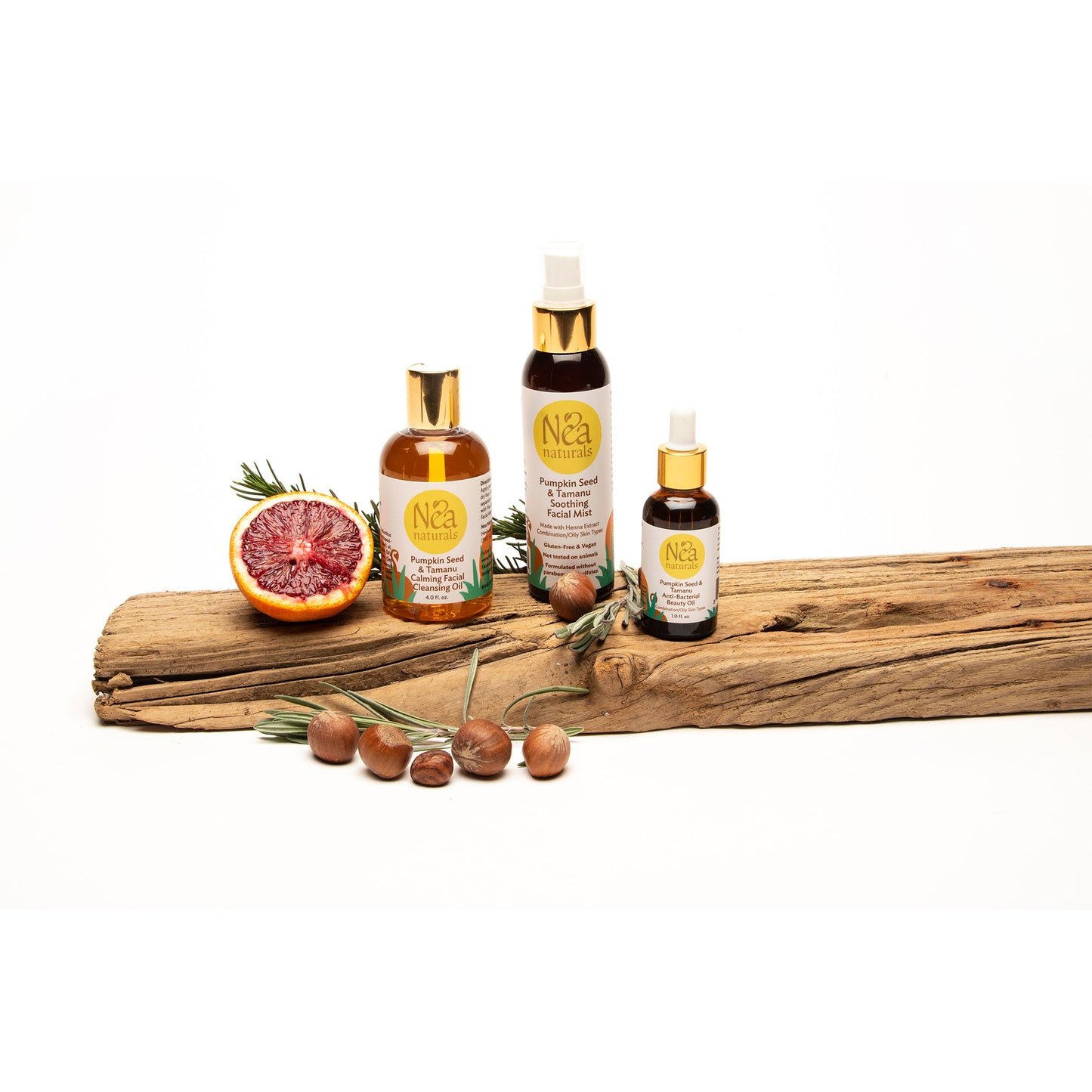 Pumpkin Seed Cleansing Oil, Pumpkin Seed Mist & Pumpkin Seed Serum - 3 Piece Set