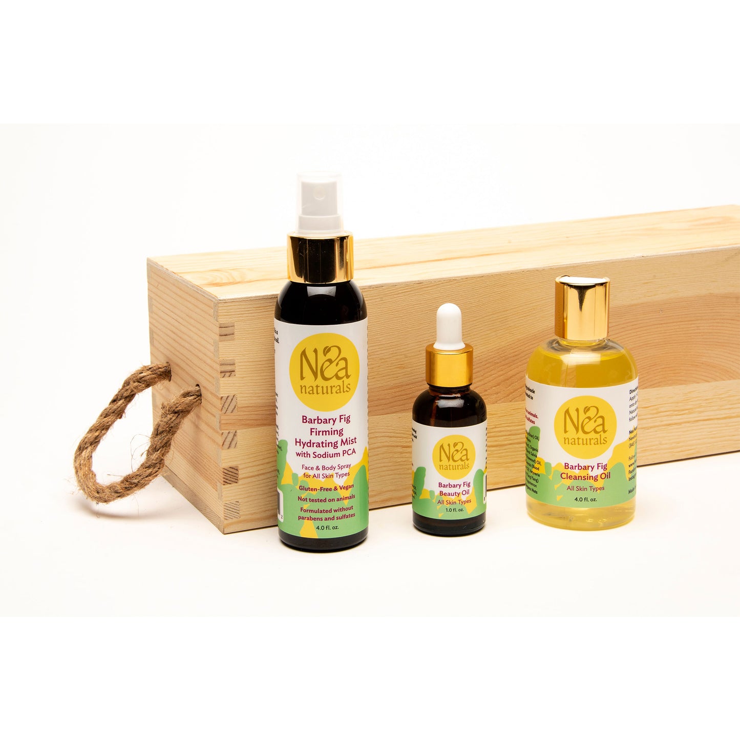 Barbary Fig Cleansing Oil, Firming Moisturizing Mist & Beauty Oil - 3 Piece Set