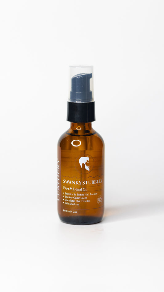 Swanky Stubble Face & Beard Oil | Leathery