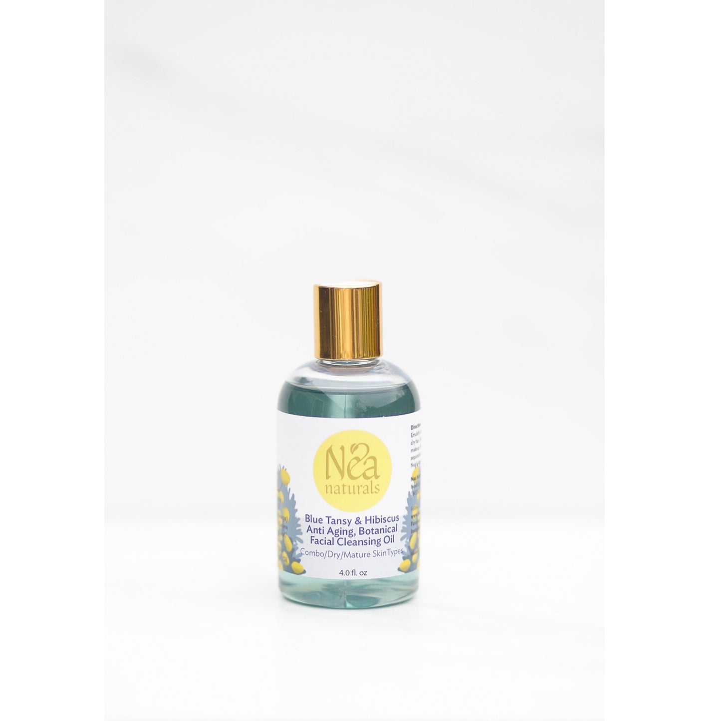 Blue Tansy & Organic Hibiscus Anti-Aging Botanical Facial Cleansing Oil