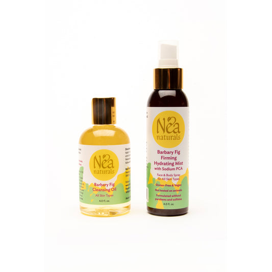 Barbary Fig Cleansing Oil & Barbary Fig Firming Moisturizing Mist - 2 Piece Set