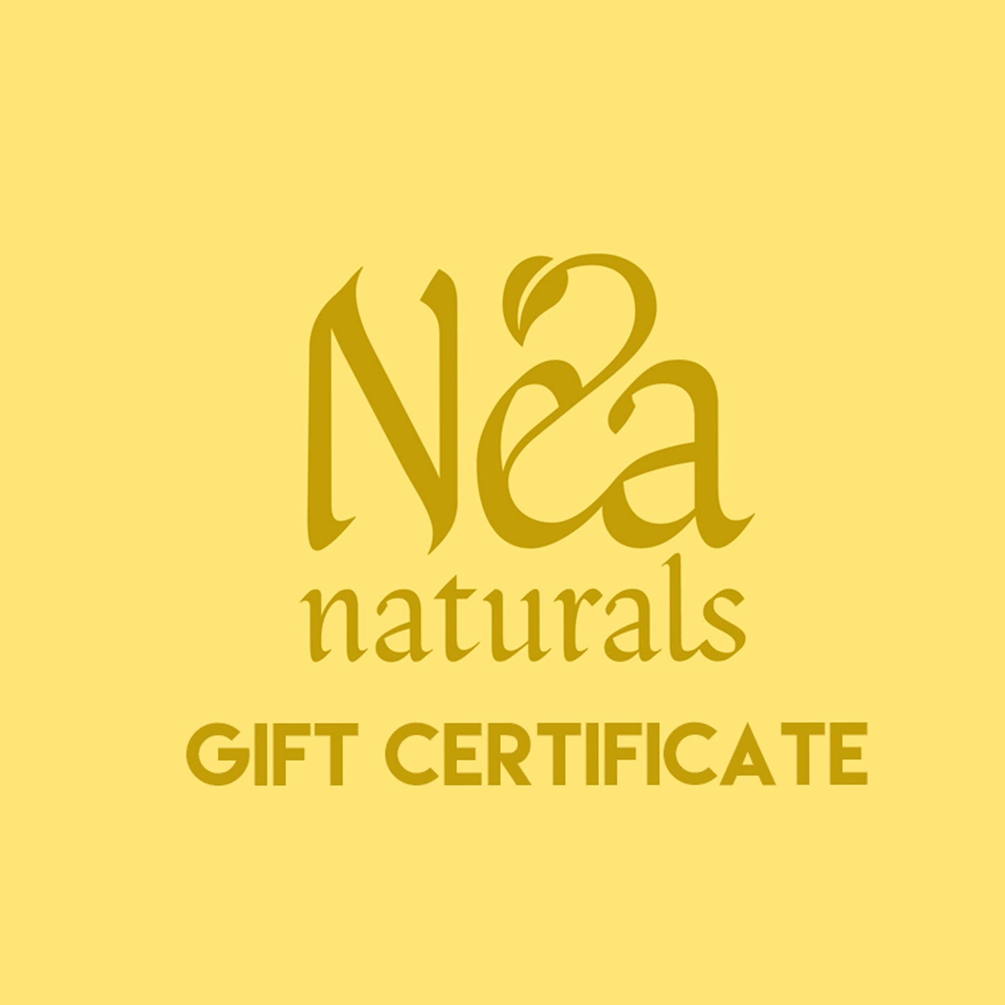 Nea Naturals Gift Certificate