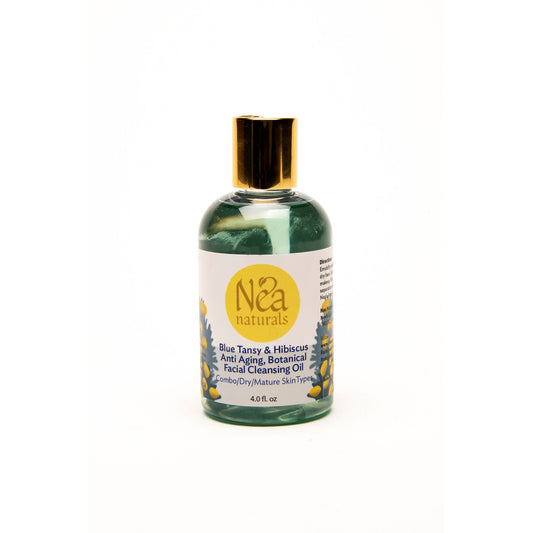 Blue Tansy & Organic Hibiscus Anti-Aging Botanical Facial Cleansing Oil